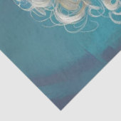 Decoupage Whimsical Lady Koe komisch Tissuepapier (Detail)