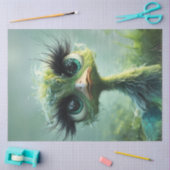 Decoupage Whimsical Lime Green Wackadoodle Tissuepapier (Craft)