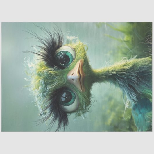 Decoupage Whimsical Lime Green Wackadoodle Tissuepapier (Voorkant)