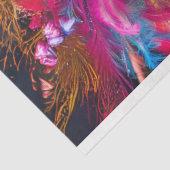 Decoupage Whimsical Ostrich Wackadoodle RHDesigns Tissuepapier (Detail)