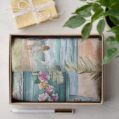 Decoupage Whimsical Truck Surfboard Beach Instelli Tissuepapier (Geschenk)