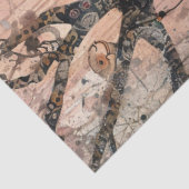 Decoupage Whimsical Valentijn Tree Heart Ornamente Tissuepapier (Detail)