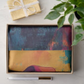 Decoupage Whimsical Vibrant Goat Cowboy Pet Tissuepapier (Geschenk)