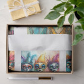 Decoupage Whimsical Wackadoodle Bridge Dames 1 Tissuepapier (Geschenk)