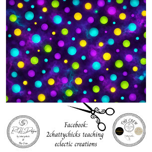 Decoupage Whimsical Wonderland Kosmische Stippen Tissuepapier
