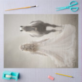 Decoupage Whispers of Wedding Day Lady & Horse Tissuepapier (Craft)