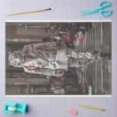 Decoupage White Lion Mode Show Tissuepapier (Craft)