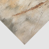 Decoupage wilde eend drijvend saliegras tissuepapier (Detail)