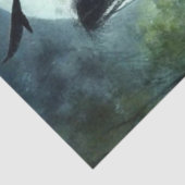 Decoupage Witchy Woman Moonlight Lace Tissuepapier (Detail)