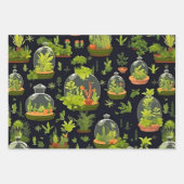 Decoupage Wrapping Paper Terrariums Set van 3 (Voorkant)