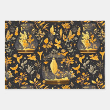 Decoupage Wrapping Paper Terrariums Set van 3