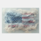 Decoupage Wrapping Paper USA, Kaart & Bar (Voorkant 2)