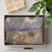 Decoupage  Zonnebloem & Wildflower Olieverf Tissuepapier (Geschenk)
