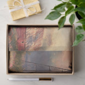 Decoupagelandschap Windmolen Rode Schuur Wilde Blo Tissuepapier (Geschenk)