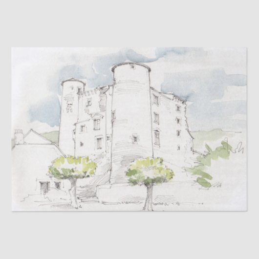  DECOUPAGINA FRANCH CHATEAU COUNTRYSIDE TISSUEPAPIER (Voorkant)