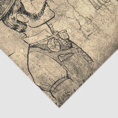 DECOUPAGINA THINER WEIGHT TOP HAT MAN | TISSUEPAPIER (Detail)