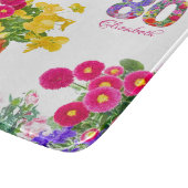Découper 80e anniversaire fleurie bouquet planche à découpe (Coin)