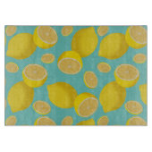 Découper Beaucoup De Planche À Coupe En Verre De Citron (Devant)