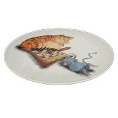 Découper Chat et souris Jouer à la planche de coupe d'échec (Coin)