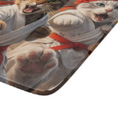 Découper Chats karatéka planche à découper/ cuisine/ chats  (Coin)