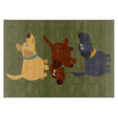 Découper Cute Cartoon Labradors en 3 Saveurs Planche à déco (Devant)