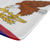 Découper Drapeau de la petite planche à verre des Samoa amé (Coin)