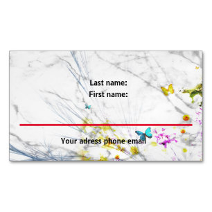 découper et classique Magnet Card quatre votre ent