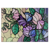 Découper Lilée De Verre Tiré De La Planche À Coupe (Devant)