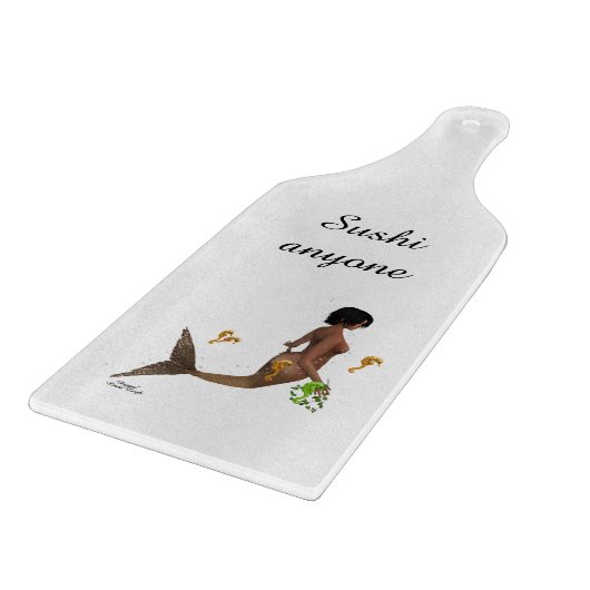 Découper Mignonne Sirène Avec Planche À Paddle À Cheval (Coin)