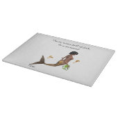 Découper Mignonne Sirène Avec Planche De Découpe À Cheval (Coin)