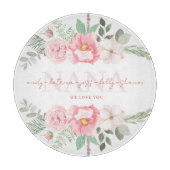 Découper Nana Personnalisée Planche À Coupe Florale (Devant)