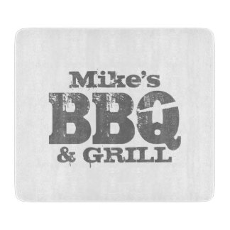 Découper Nom personnalisé BBQ grill maître de la planche à