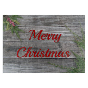 Découper Pin Et Patinée Planche À Découpe En Verre De Bois