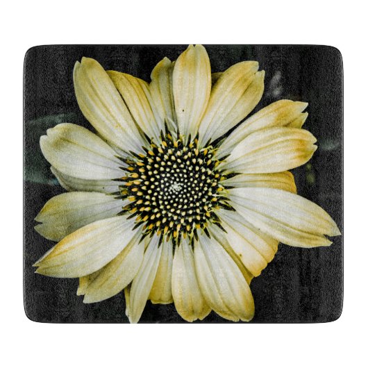 Découper Planche à café jaune fleur de miel (Devant)