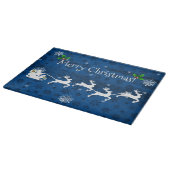 Découper Planche à coudre bleu Père Noël (Coin)