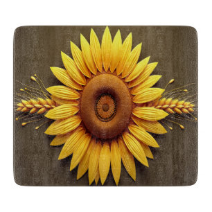 Découper Planche à coudre en verre de tournesol