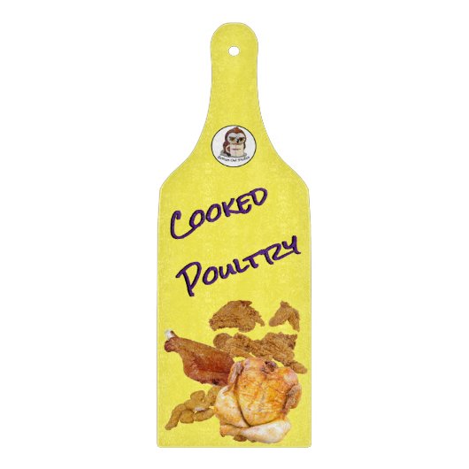 Découper Planche À Coupe Cuite En Verre De Volaille (Avec P (Devant)