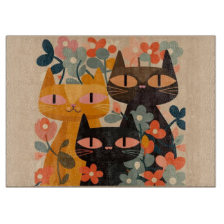 Découper Planche À Coupe De Chat Du Milieu Du Siècle, Planc