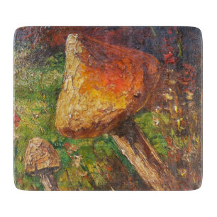 Découper Planche À Coupe En Verre Ann Hayes Peinture Champi
