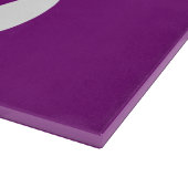Découper Planche À Coupe Purple Personnalisée Avec Fleur Bl (Coin)