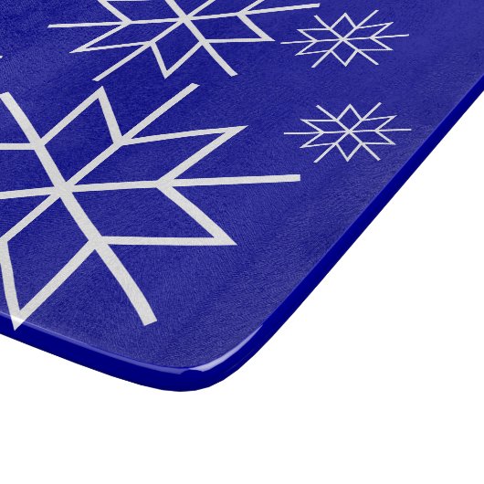 Découper Planche à neige blanche sur Blue (Coin)