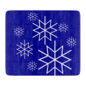 Découper Planche à neige blanche sur Blue (Devant)