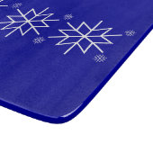 Découper Planche à neige blanche sur Blue (Coin)