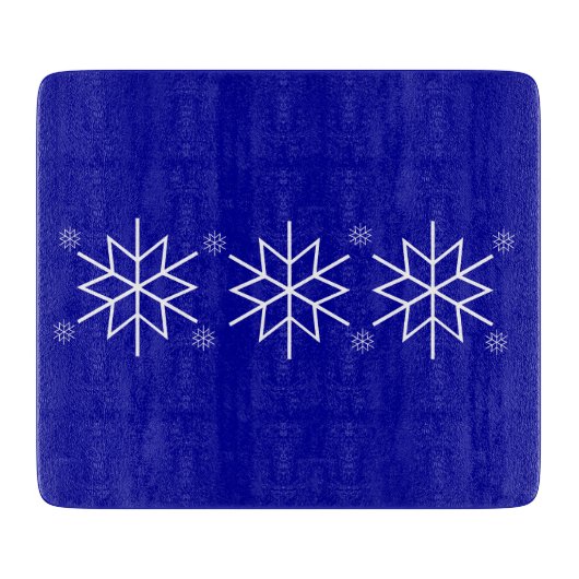 Découper Planche à neige blanche sur Blue (Devant)