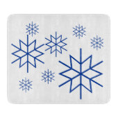 Découper Planche à neige en bleu (Devant)