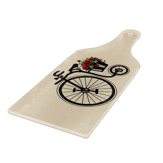 Découper Planche à vélo - Votre couleur - Texte (Coin)