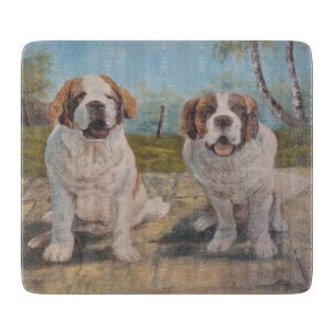 Découper Planche à verre Ann Hayes Peinture Two St Bern