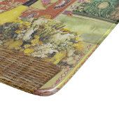 Découper Planche à verre avec vin et olives (Coin)