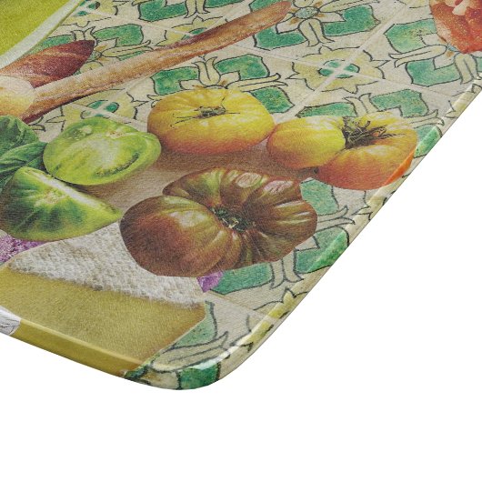 Découper Planche à verre Carrelage mexicain vert (Coin)