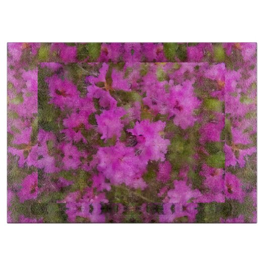 Découper Planche à verre Rhododendron violet (Devant)